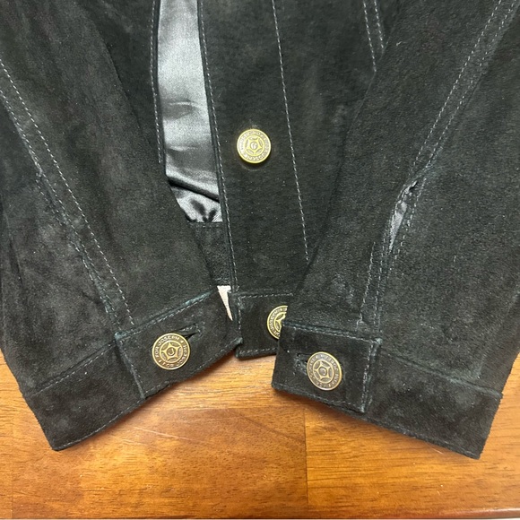 For Joseph Black Lined 100% Suede Leather Basic Jacket Women’s Size M - Picture 9 of 16